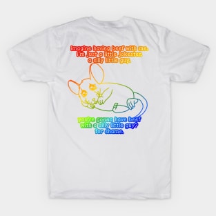 You're Gonna Have Beef With A Silly Little Guy? (Rainbow Version) T-Shirt